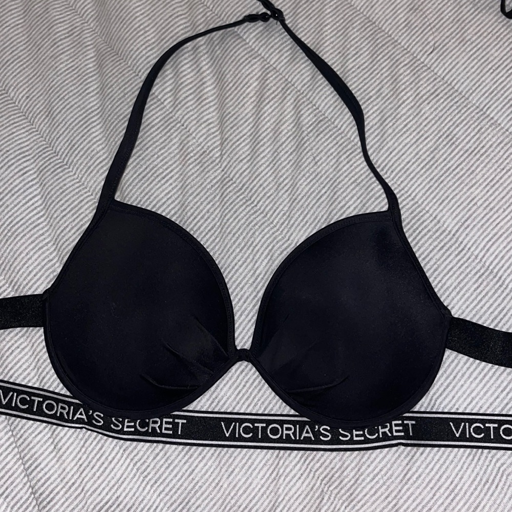 Sexy black and white Victoria secret bathing suit top